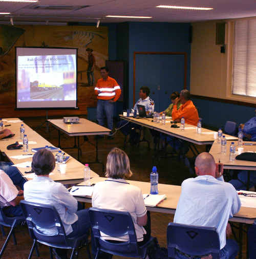 Government departments met at the town hall to discuss the bushfire plan for the next 12 months. sg-101110-012 Government departments met at the town hall to discuss the bushfire plan for the next 12 months. sg-101110-012